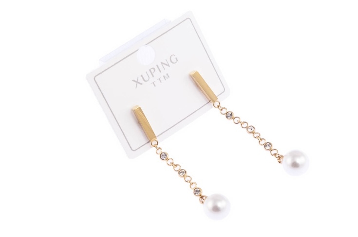 Kolczyki wiszące perły