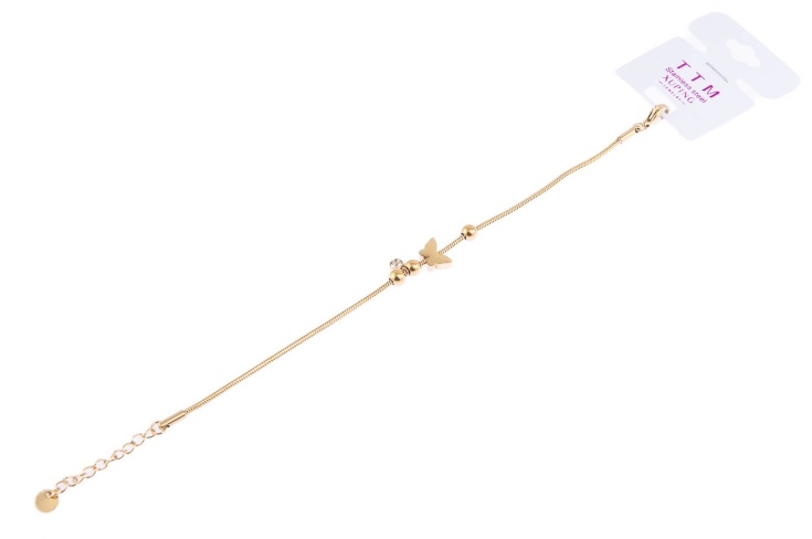 Bransoletka z motylkiem