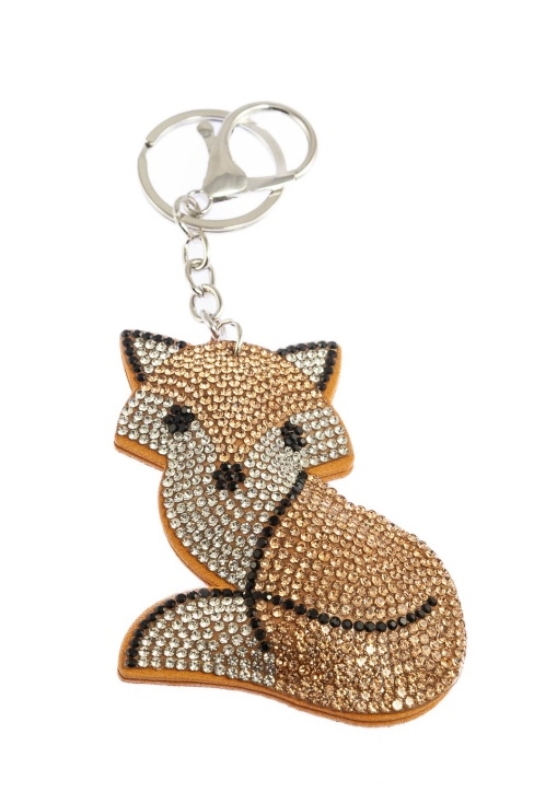 Elegancki brelok lis