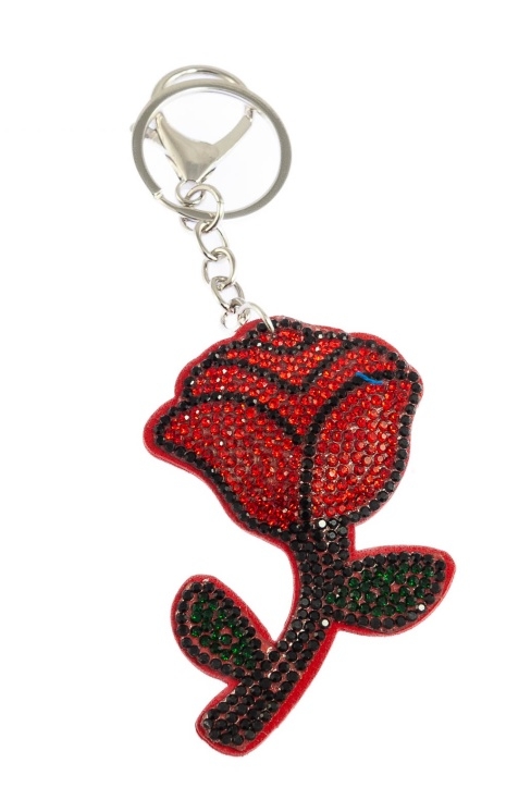 Elegancki brelok róża