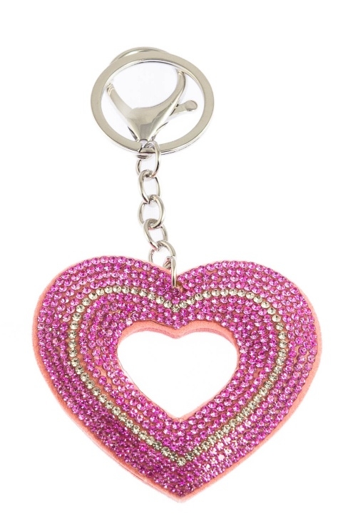 Elegancki brelok serduszko