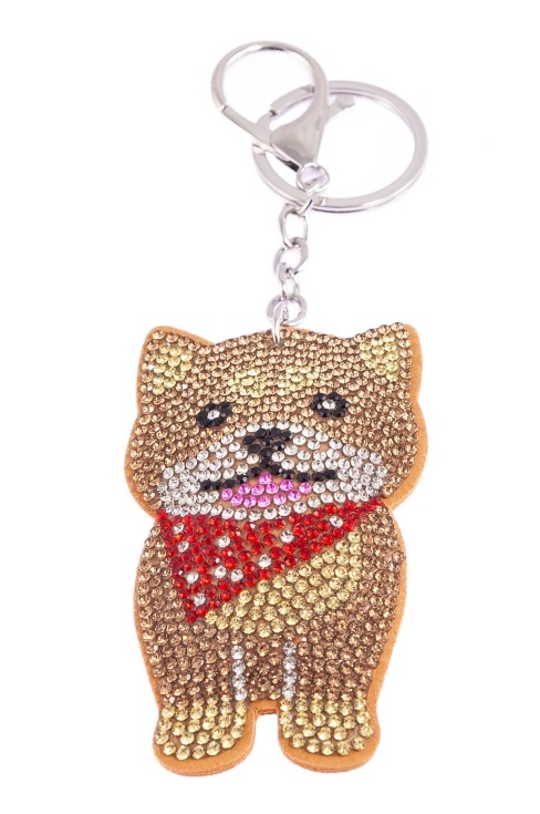 Elegancki brelok piesek