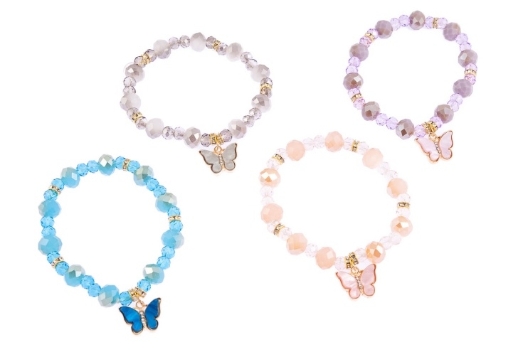 Bransoletki z motylkami