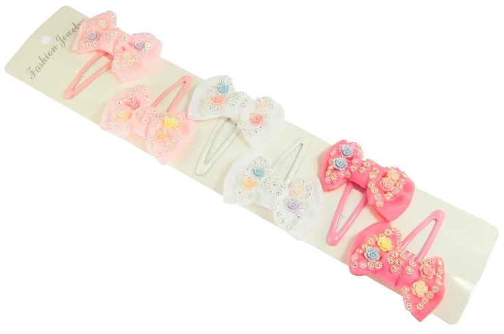 Spinki z kokardkami